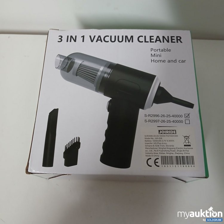 Artikel Nr. 920623: Joiride 3 in 1 Vacuum Cleaner Portable Mini
