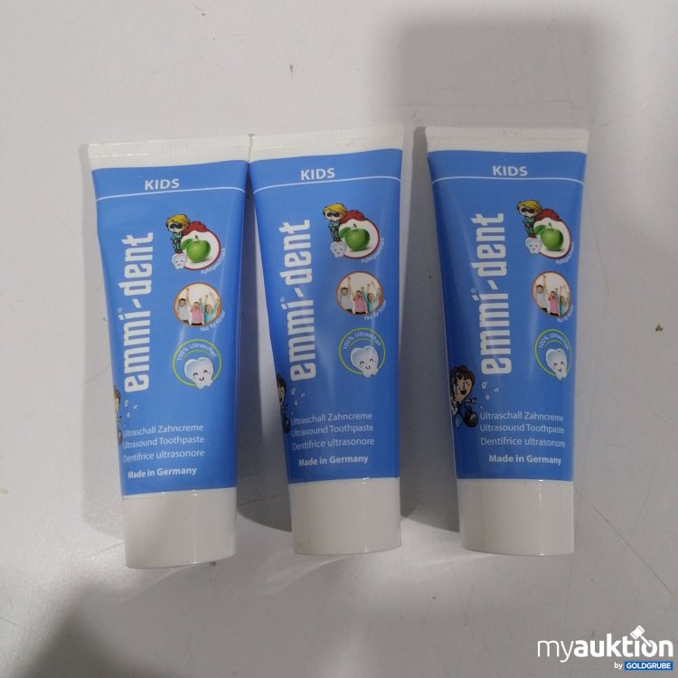 Artikel Nr. 896624: Emmi-Dent Kids Ultraschall Zahncreme 3x75ml