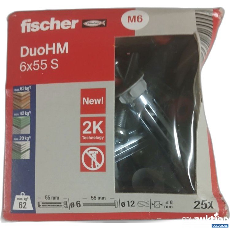 Artikel Nr. 922624 Artikel Nr. 922624: fischer DuoHM 6x55 S