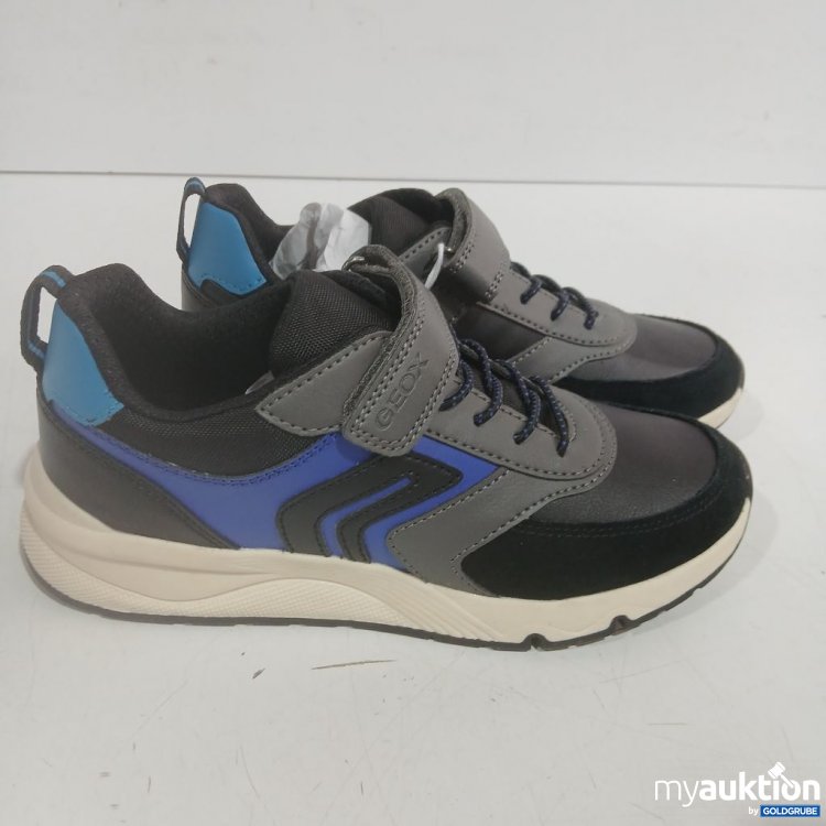 Artikel Nr. 992624: Geox Sportschuhe Schwarz mit blauen Akzenten