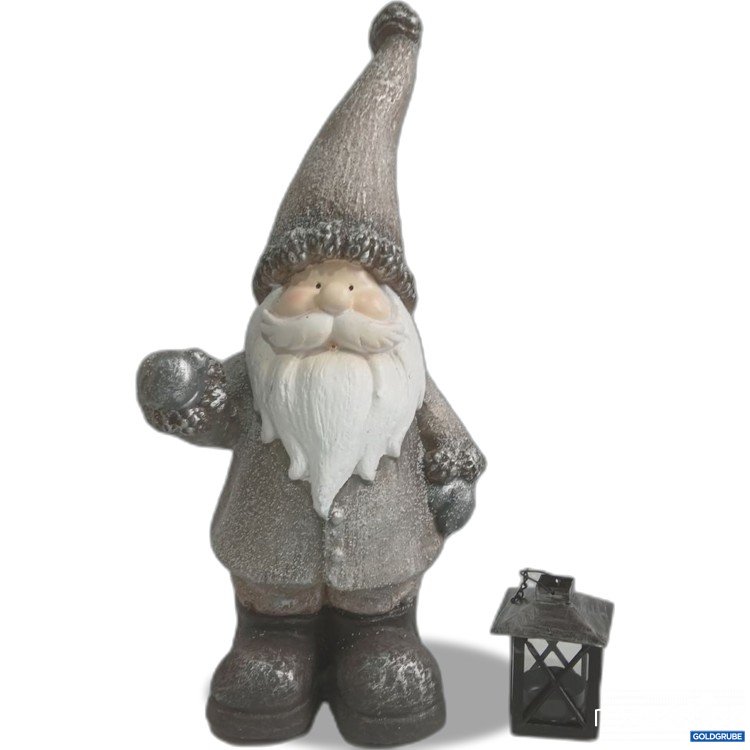 Artikel Nr. 446625 Artikel Nr. 446625: G. Wurm Weihnachtsmannfigur mit Laterne ca 48cm