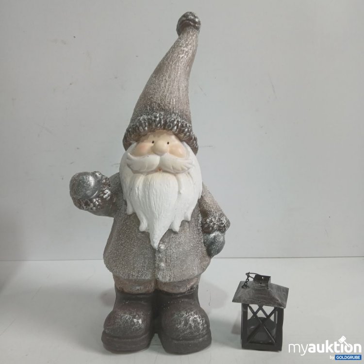 Artikel Nr. 446625 Artikel Nr. 446625: G. Wurm Weihnachtsmannfigur mit Laterne ca 48cm