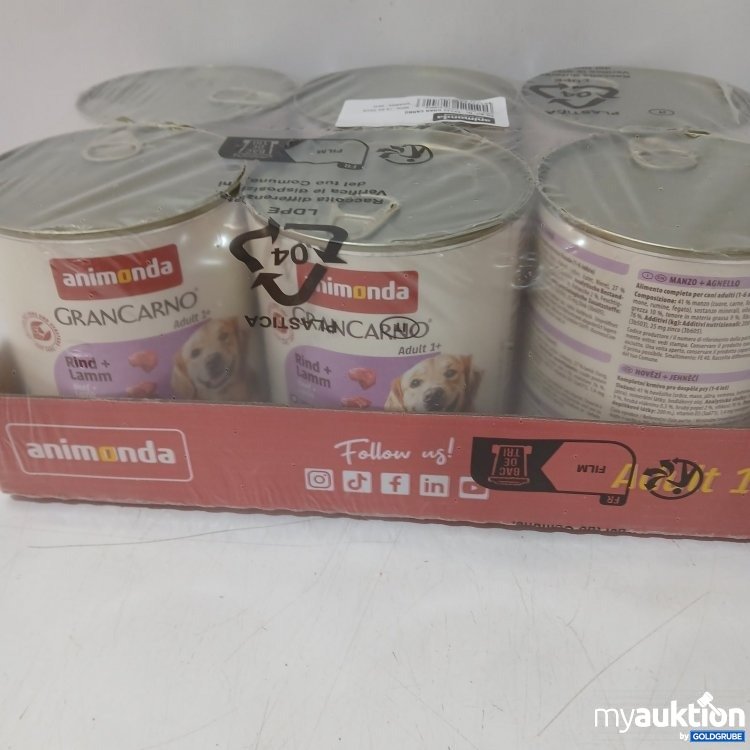 Artikel Nr. 464625: animonda Grancarno 
6 x 800 g 
Rind Lamm