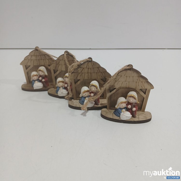 Artikel Nr. 522625: Weihnachten Dekoration 4 Stück 