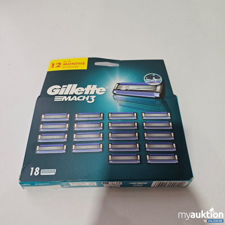 Artikel Nr. 821625 Artikel Nr. 821625: Gillette Mach3 18 Stück