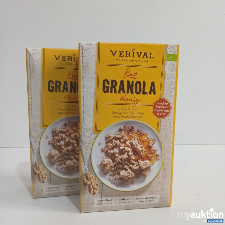 Artikel Nr. 854625: Verival Bio Granola Honig je 375g