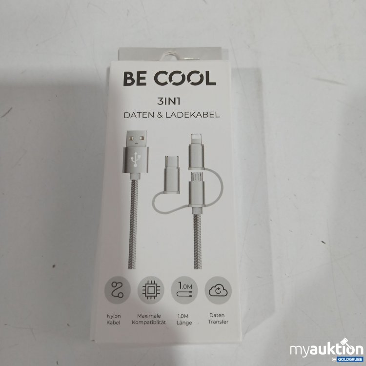 Artikel Nr. 904625: Be Cool 3in1 Daten & Ladekabel 