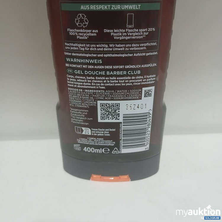 Artikel Nr. 981625 Artikel Nr. 981625: L'Oréal Men Expert Barber Club Duschgel