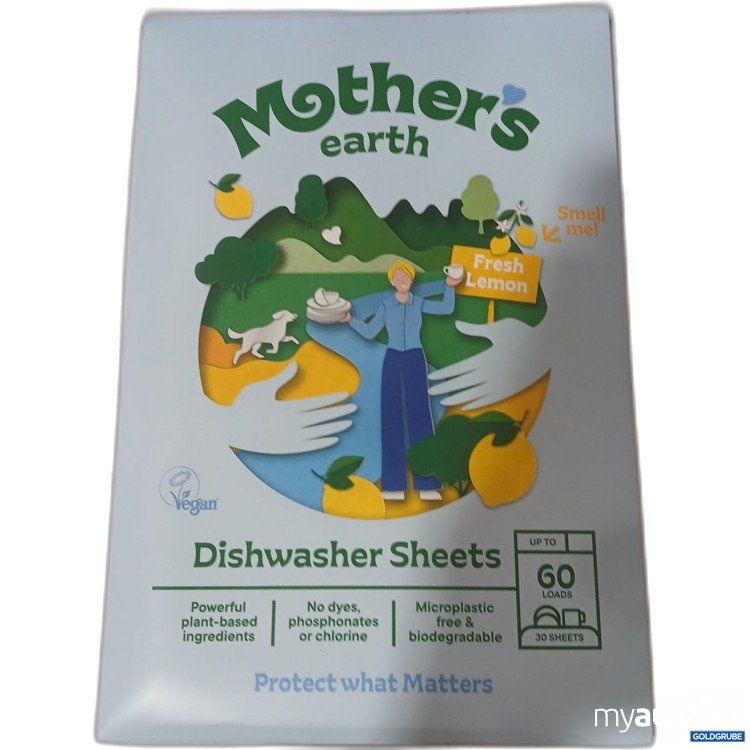Artikel Nr. 982625: Mothers Earth Dishwasher Sheets up to 60 Loads 