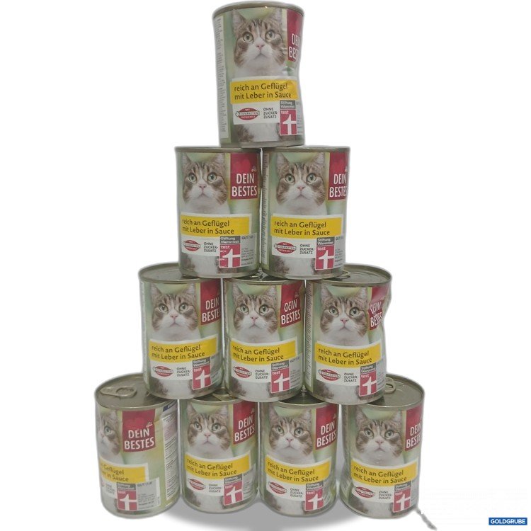 Artikel Nr. 984625: Dein Bestes Katzenfutter Geflügel mit Leber in Sauce 415g 10Stk