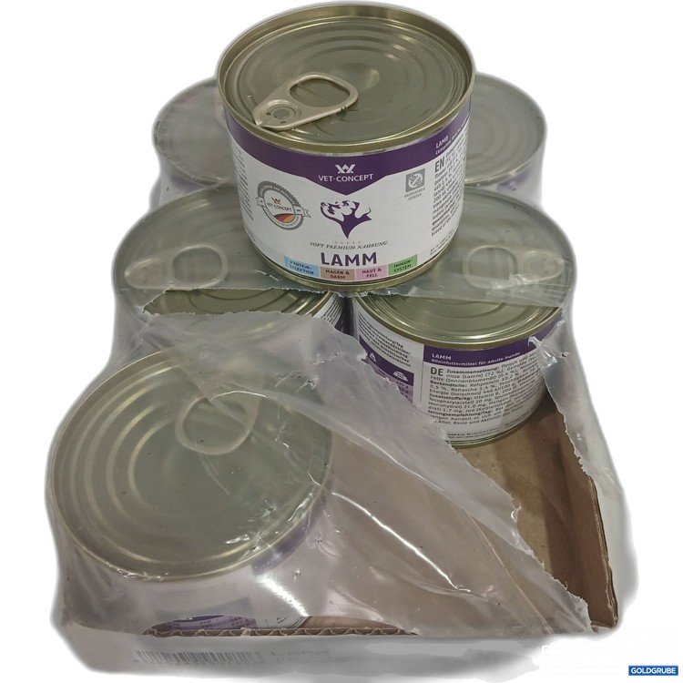 Artikel Nr. 986625: Vet Concept Hundefutter Lamm 6x200g