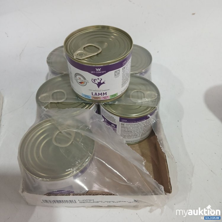 Artikel Nr. 986625: Vet Concept Hundefutter Lamm 6x200g