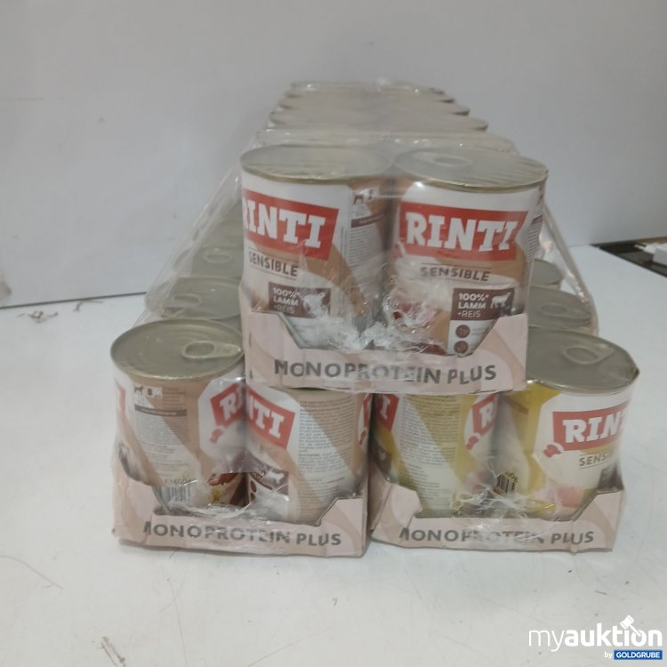 Artikel Nr. 464626: Rinti Hundefutter Sensible
 Huhn + Kartofel 12x400gnur eine Packung !