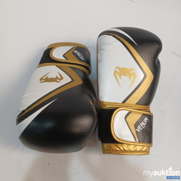 Artikel Nr. 526626 Artikel Nr. 526626: Venum Boxhandschuhe schwarz weiß gold