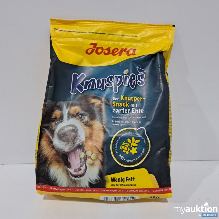 Artikel Nr. 818626 Artikel Nr. 818626: Josera Knuspies Hundefutter Ente 900g