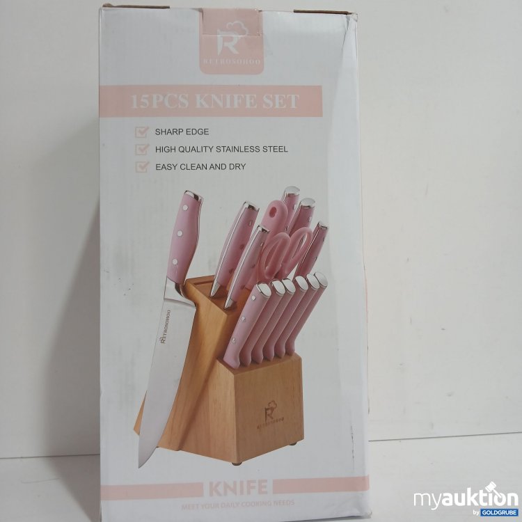 Artikel Nr. 855626 Artikel Nr. 855626: Retrosohoo 15Pcs Knife Set