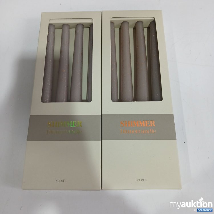 Artikel Nr. 910626 Artikel Nr. 910626: Shimmer Dinnercandle 2x4Stk