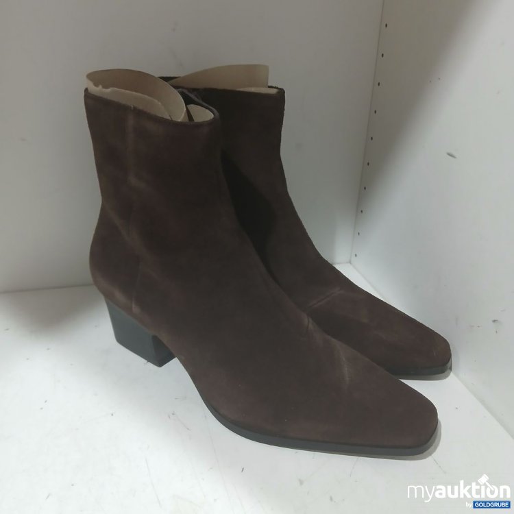 Artikel Nr. 970626: NA-KD Suede Block Heel Ankle Boots