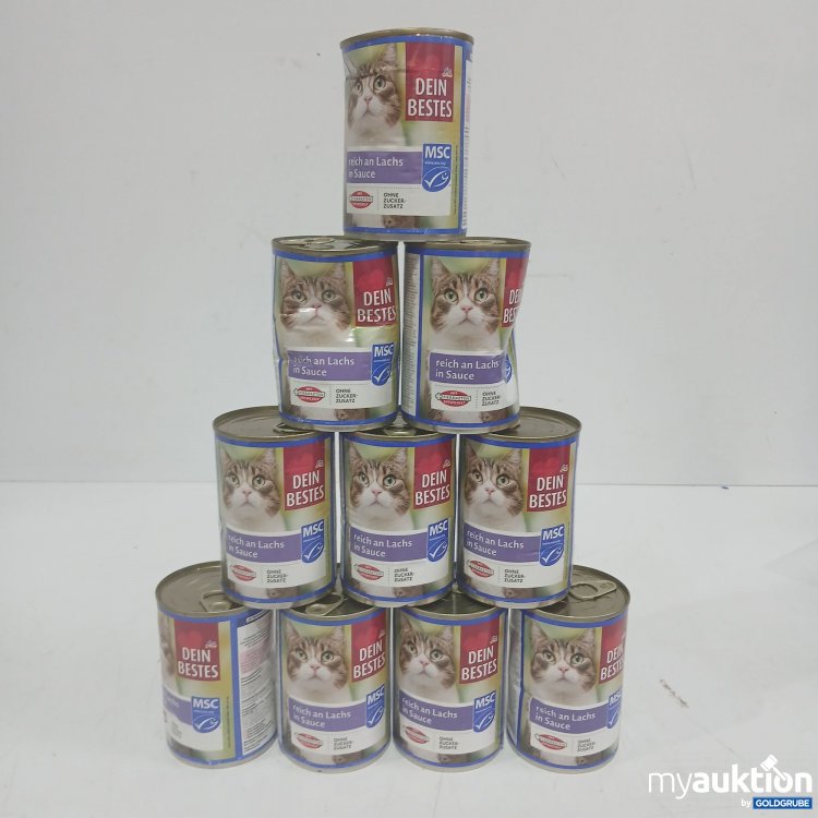 Artikel Nr. 984626: Dein Bestes Katzenfutter Lachs in Sauce 415g 10Stk