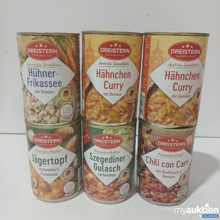 Artikel Nr. 995626 Artikel Nr. 995626: Dreistern div. Gerichte je 400g 6Stk