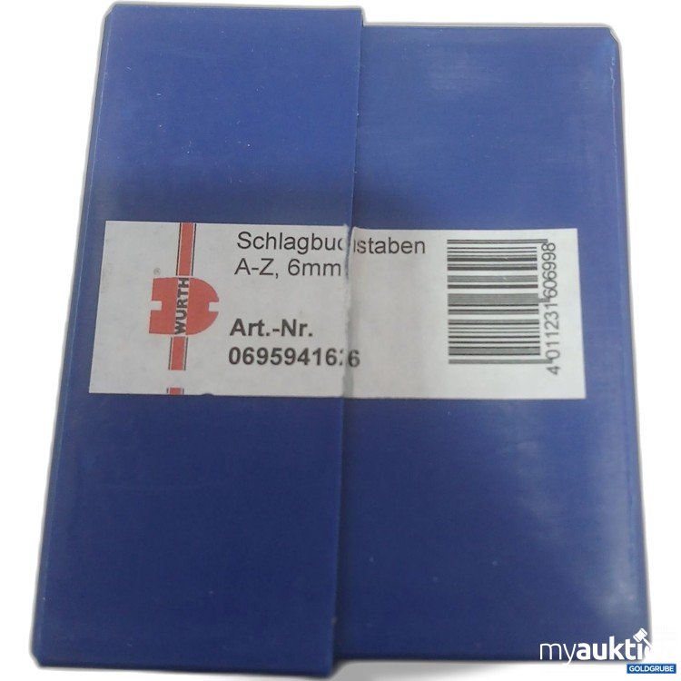 Artikel Nr. 447627: Schlagbuchstaben A-Z 6mm 