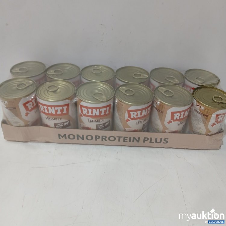 Artikel Nr. 464627: Rinti Hundefutter Sensible
 Huhn + Kartoffel12x400g