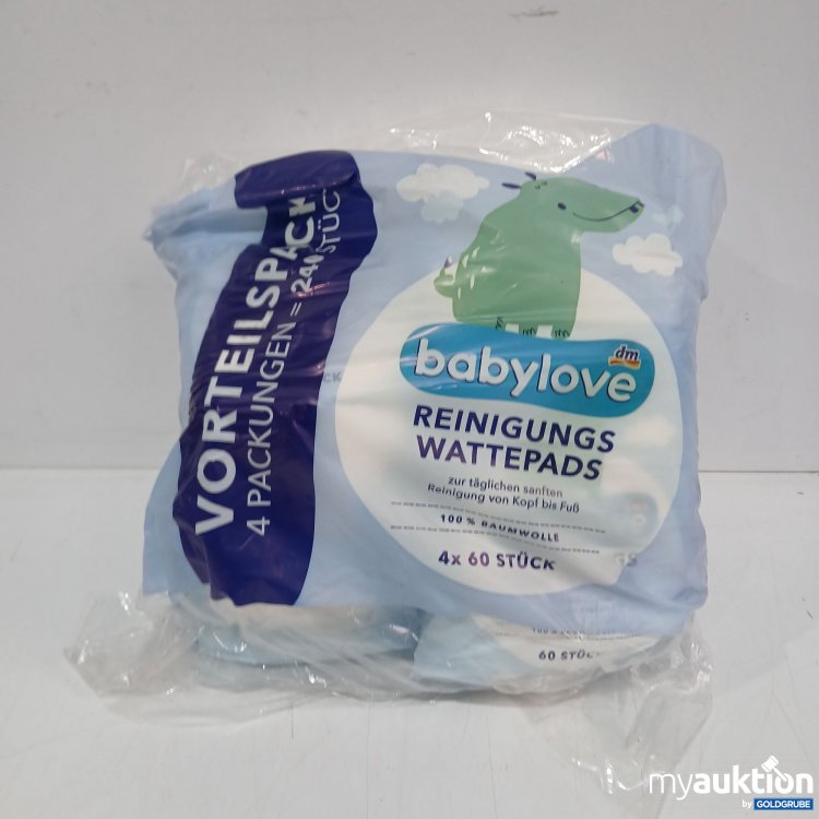 Artikel Nr. 895627: Babylove Reinigungs Wattepads 4x60stk