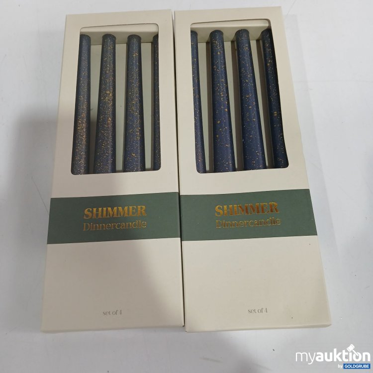 Artikel Nr. 910627 Artikel Nr. 910627: Shimmer Dinnercandle 2x4Stk