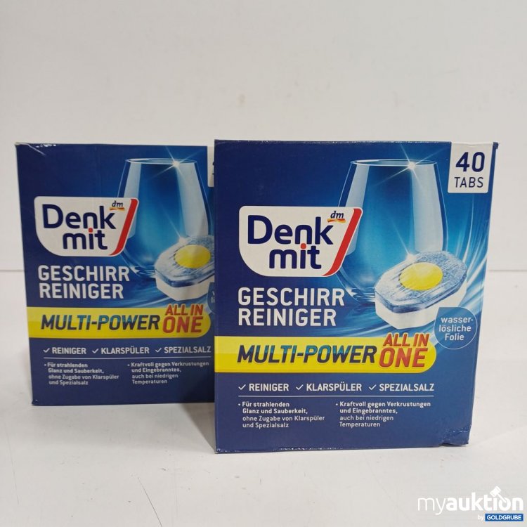 Artikel Nr. 960627: Denk mit Geschirr Reiniger Multi-Power All in One je 40 Tabs