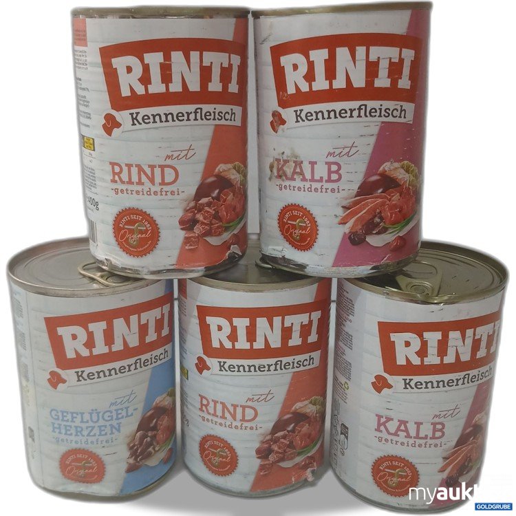 Artikel Nr. 990627: Rinti Hundefutter je 400g 5Stk