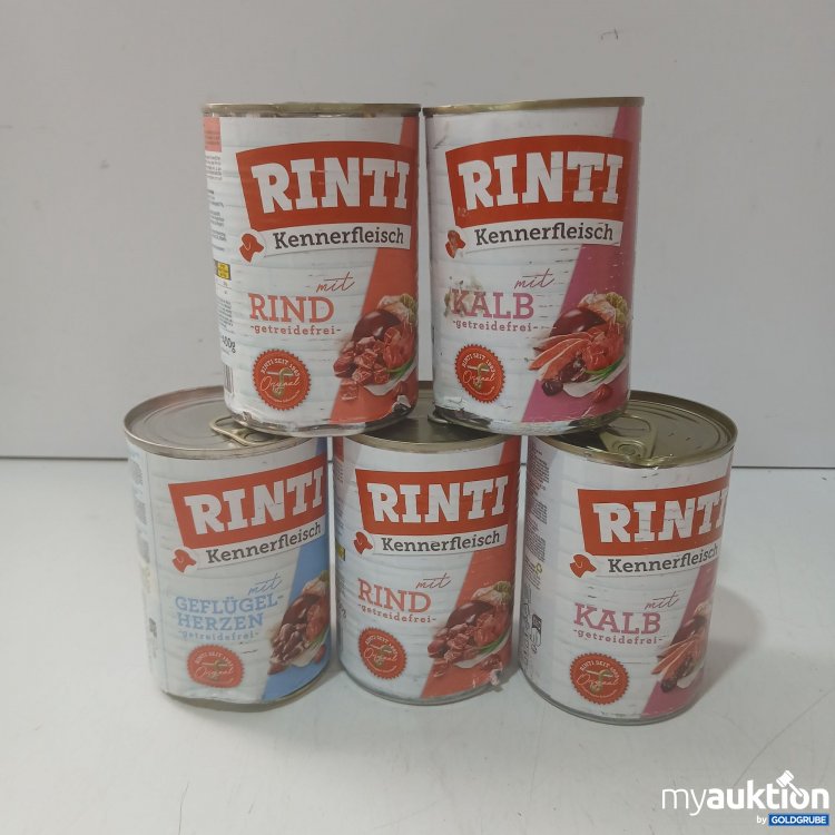 Artikel Nr. 990627: Rinti Hundefutter je 400g 5Stk