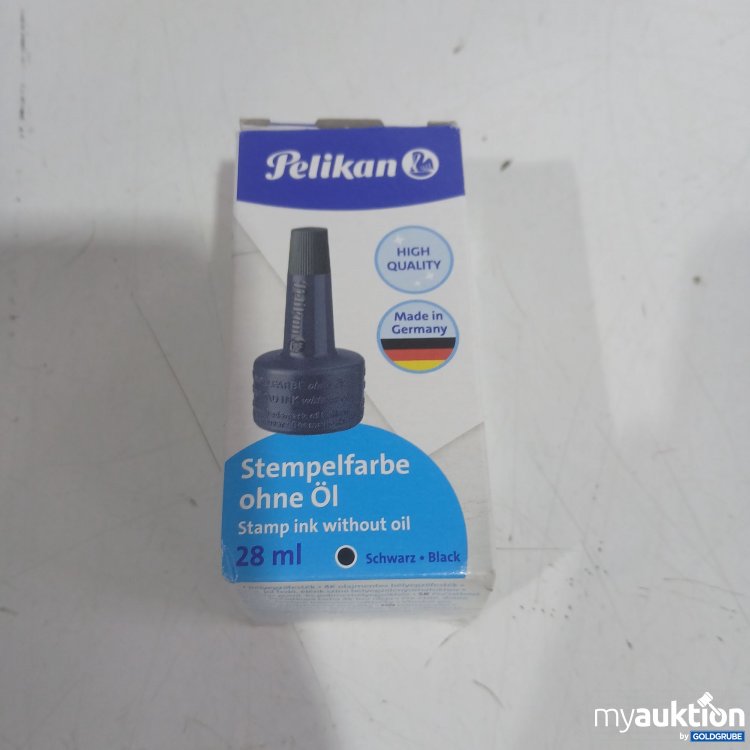 Artikel Nr. 445628 Artikel Nr. 445628: Pelikan Stempelfarbe ohne Öl 28ml schwarz