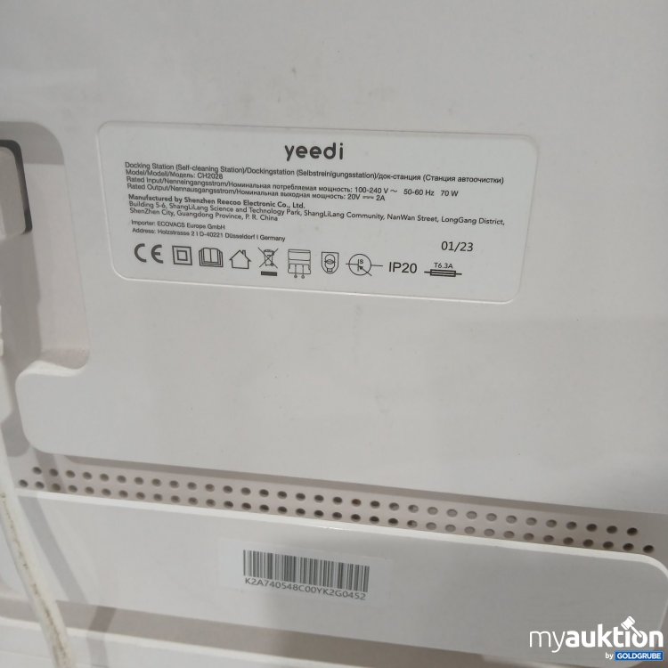 Artikel Nr. 477628 Artikel Nr. 477628: yeedi Saugroboter mit Docking Station laut Foto