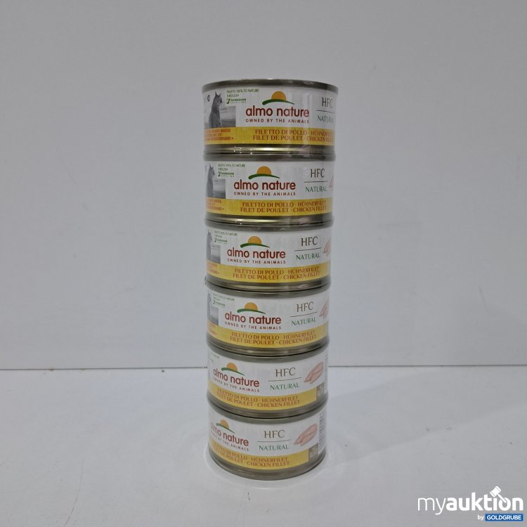 Artikel Nr. 818628 Artikel Nr. 818628: Almo Nature Katzenfutter Hühnerfilet 6x70g