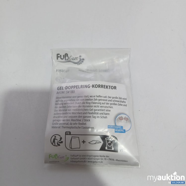 Artikel Nr. 861628: FußGut Gel-Doppelring Korrektor SV133