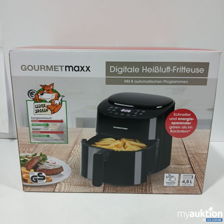 Artikel Nr. 911628: Gourmetmaxx Digitale Heisluft  Fritteuse 4.5l