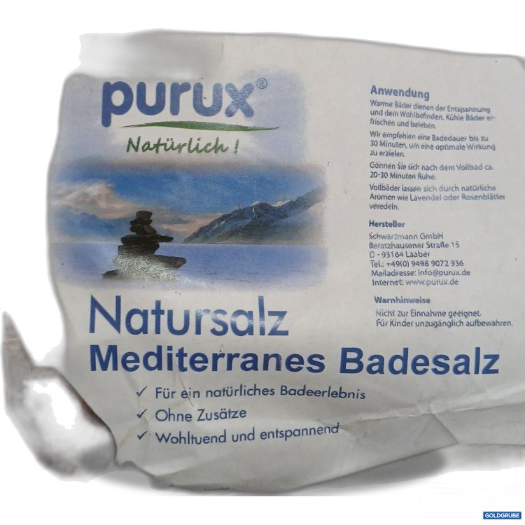 Artikel Nr. 967628: Purux Natursalz Mediterranes Badesalz 25kg 