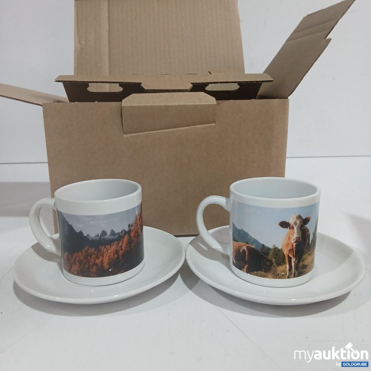 Artikel Nr. 968628: Espresso Set mit Spruch laut Foto 