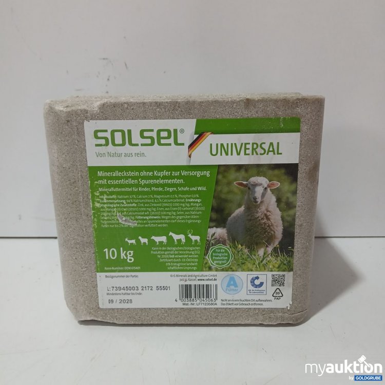 Artikel Nr. 978628 Artikel Nr. 978628: SOLSEL Universal Mineralblock 10 kg