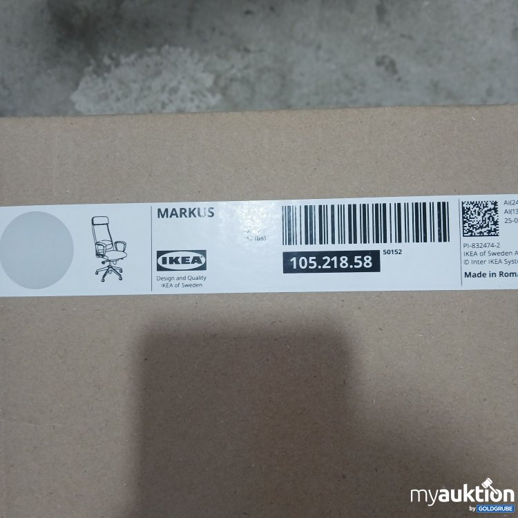 Artikel Nr. 899629 Artikel Nr. 899629: Ikea Markus Drehstuhl 105.218.58 grau