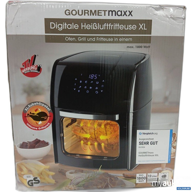 Artikel Nr. 911629: Gourmetmaxx Digitale Heußöuftfritteuse XL 