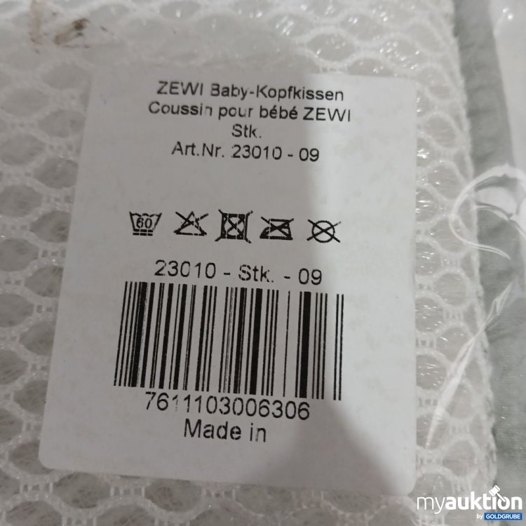 Artikel Nr. 921629: ZEWI Baby-Kopfkissen