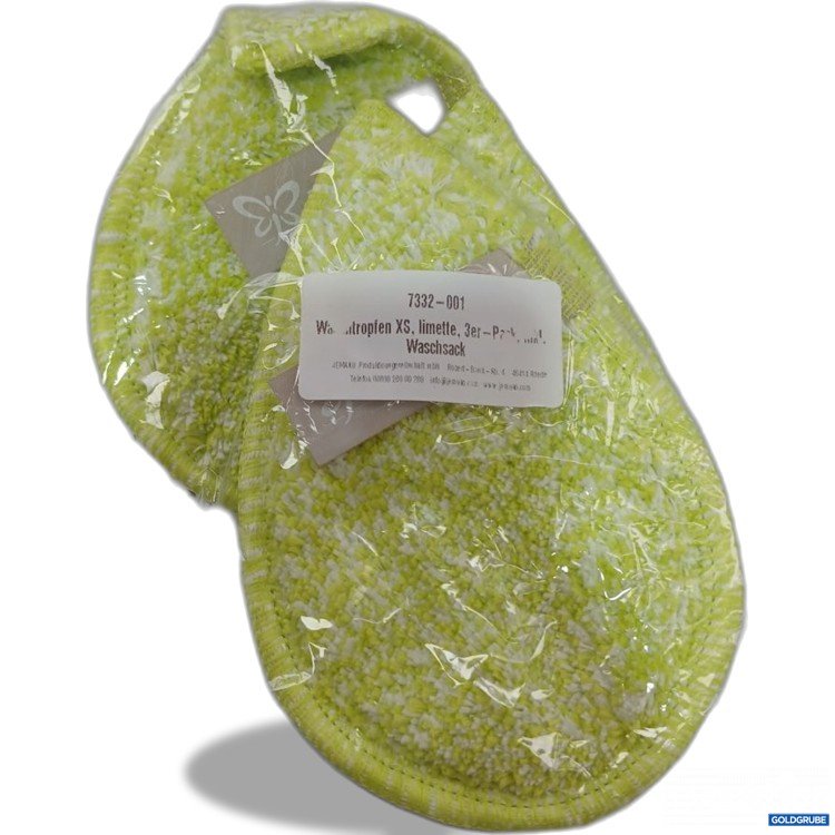 Artikel Nr. 934629: Jemako Waschschack limette Waschbeutel XS 3er-Pack