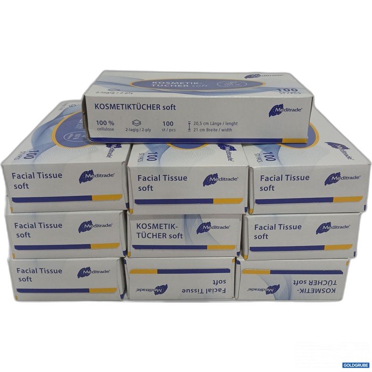 Artikel Nr. 967629: Meditrade Kosmetik Tücher 2 Lagig 10x100Stk 