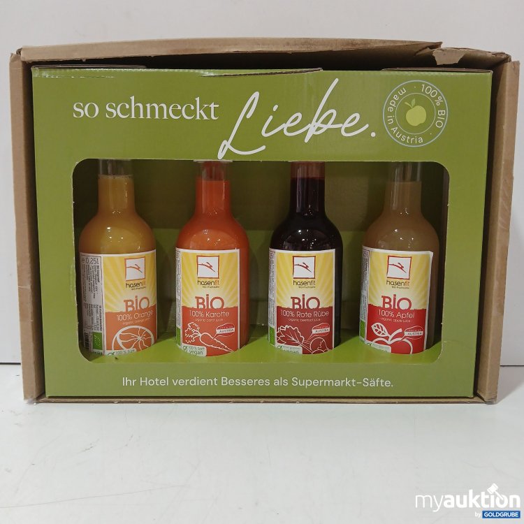 Artikel Nr. 997629: Hasen fit Bio diverse Säfte 4x 0.25l