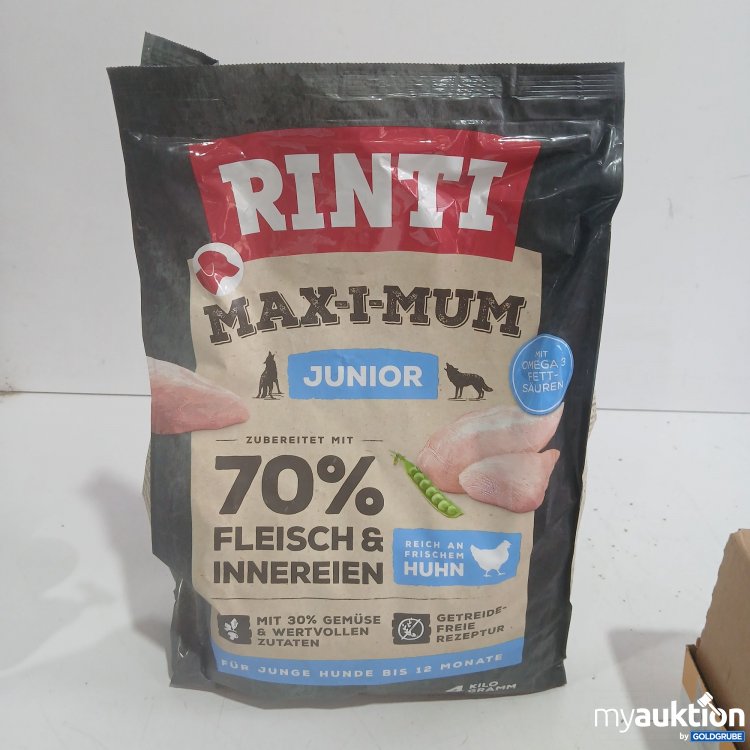 Artikel Nr. 998629: Rinti Maxi-Mum Junior Hundefutter reich an frischem Huhn 4kg 