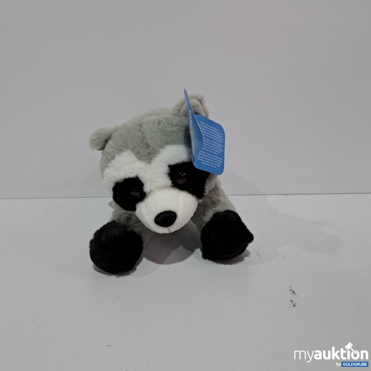 Artikel Nr. 815630 Artikel Nr. 815630: Kuscheltier Waschbär grau liegend 28cm
