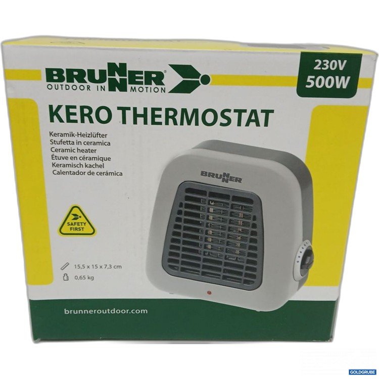 Artikel Nr. 921630: Brunner KERO THERMOSTAT Heizlüfter 0.65kg