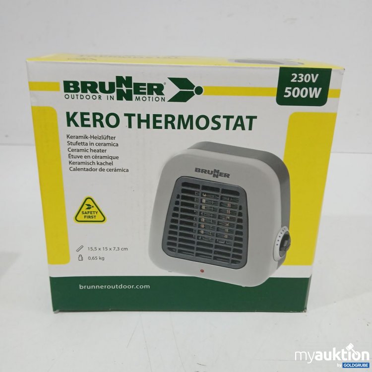 Artikel Nr. 921630: Brunner KERO THERMOSTAT Heizlüfter 0.65kg