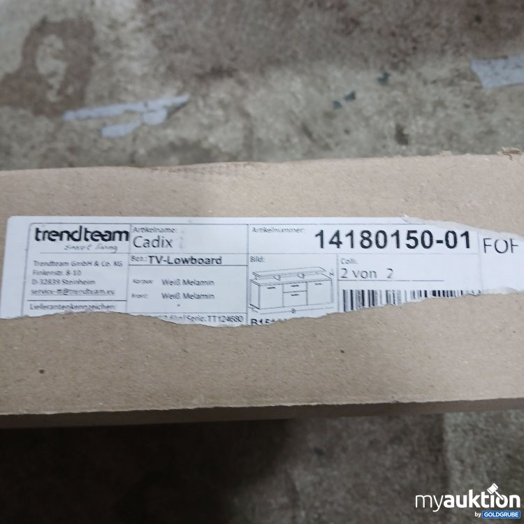 Artikel Nr. 957630: Trendteam TV-Lowboard 14180150-01